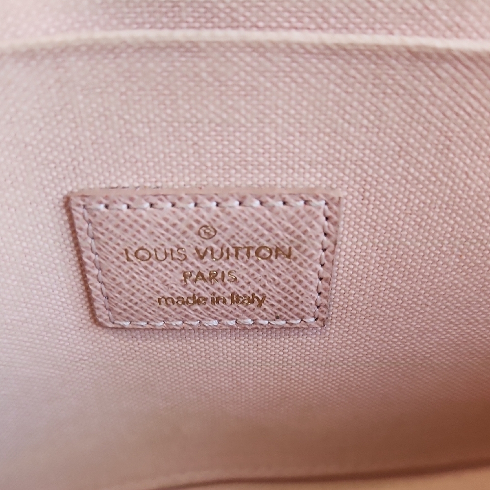 Louis Vuitton Cream Damier Azur Envelope Shoulder Bag - Picture 8 of 15